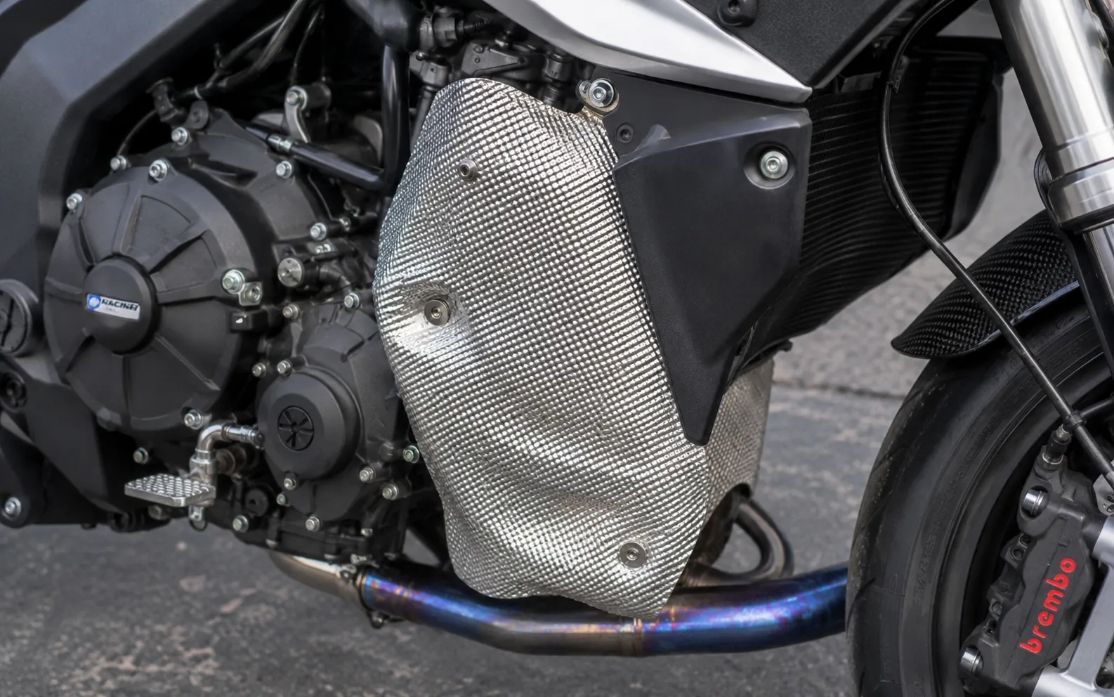 hitzeschutz für motorräder